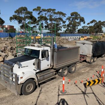 Asbestos soil removal