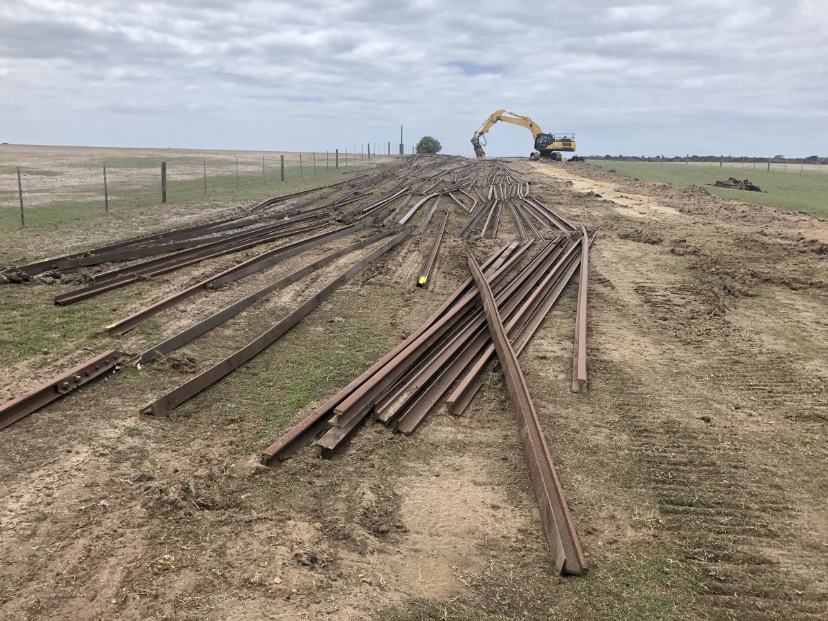 Demolition of Industrial Rail Line Giffard
